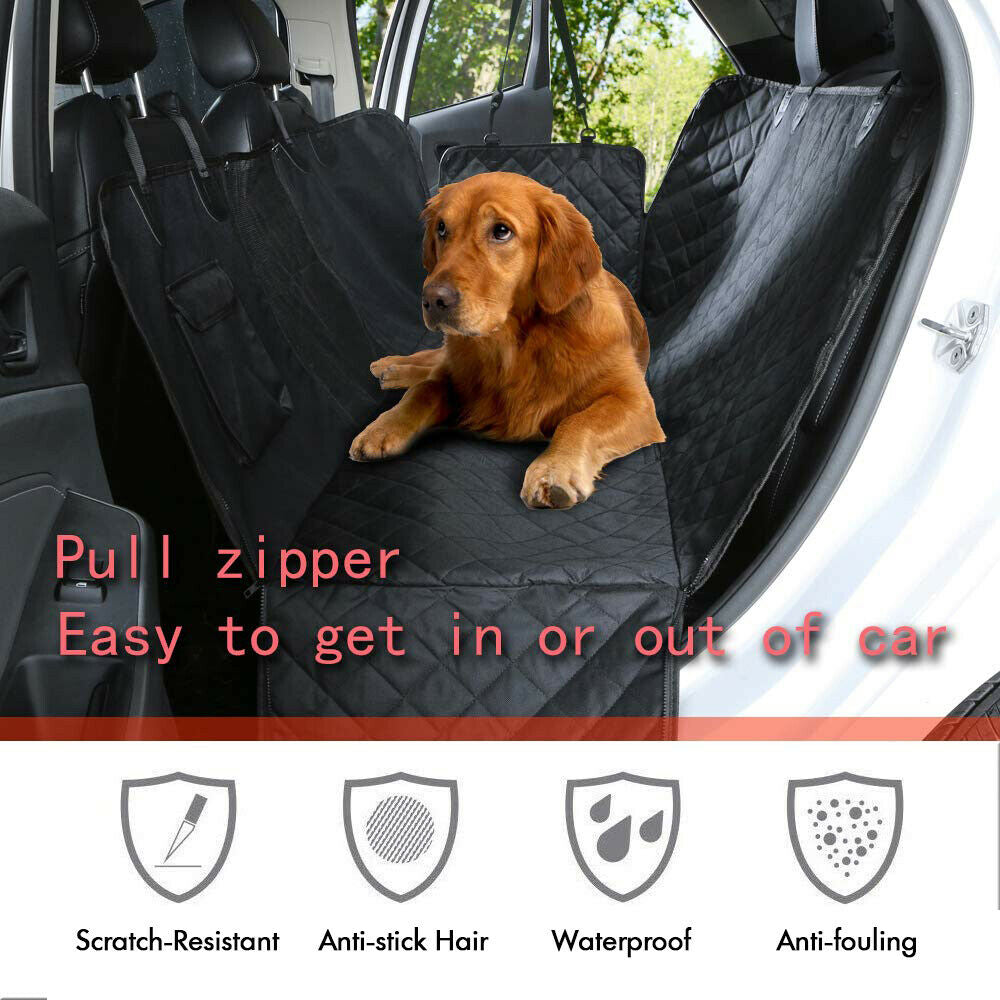 Luxury Waterproof Pet Car Seat Cover Hammock - Non-Slip Protector for Dogs and Cats
