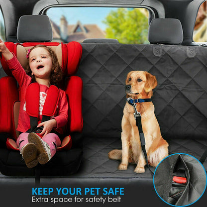 Luxury Waterproof Pet Car Seat Cover Hammock - Non-Slip Protector for Dogs and Cats