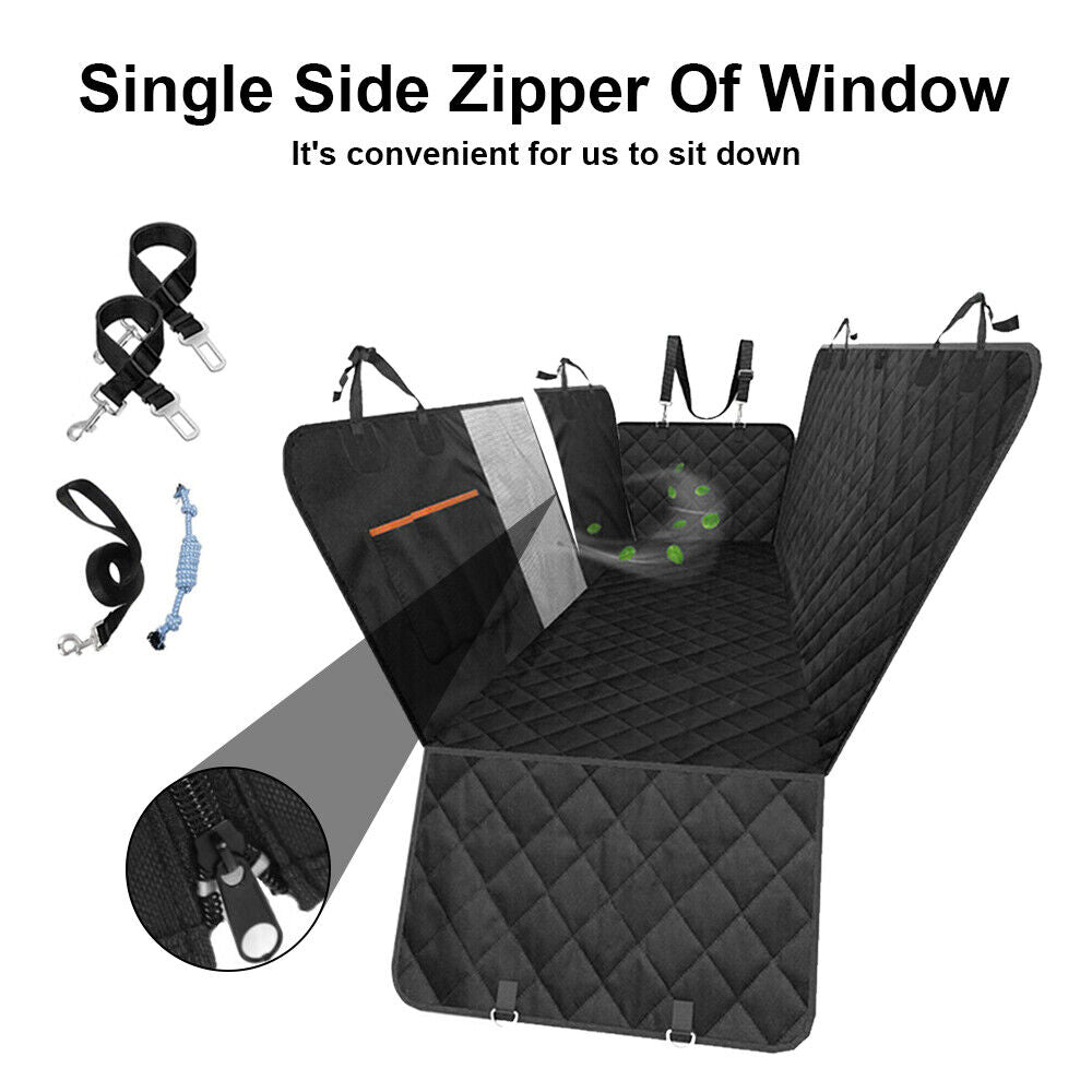 Luxury Waterproof Pet Car Seat Cover Hammock - Non-Slip Protector for Dogs and Cats