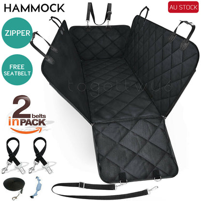 Luxury Waterproof Pet Car Seat Cover Hammock - Non-Slip Protector for Dogs and Cats