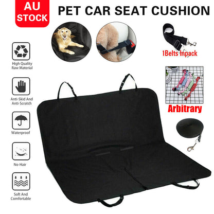 Luxury Waterproof Pet Car Seat Cover Hammock - Non-Slip Protector for Dogs and Cats