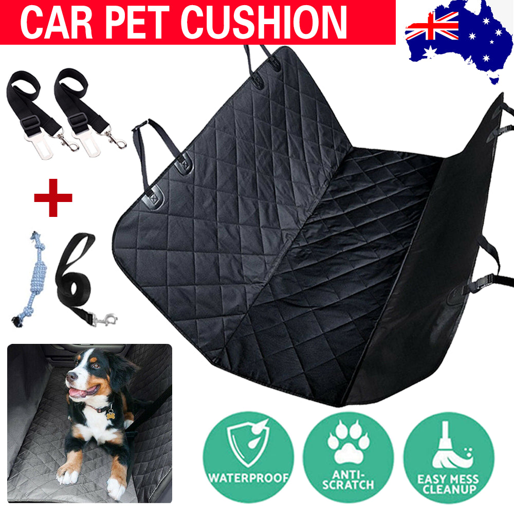 Luxury Waterproof Pet Car Seat Cover Hammock - Non-Slip Protector for Dogs and Cats