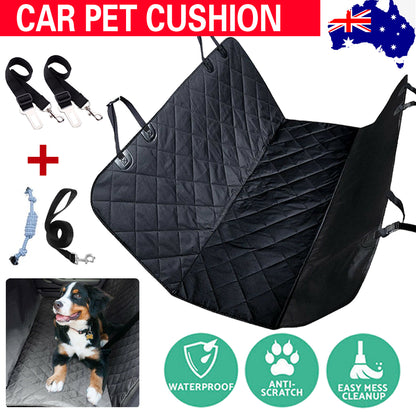Luxury Waterproof Pet Car Seat Cover Hammock - Non-Slip Protector for Dogs and Cats
