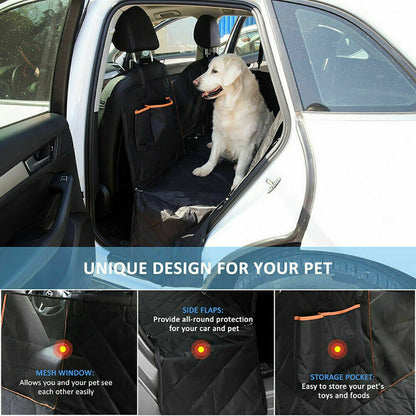 Luxury Waterproof Pet Car Seat Cover Hammock - Non-Slip Protector for Dogs and Cats